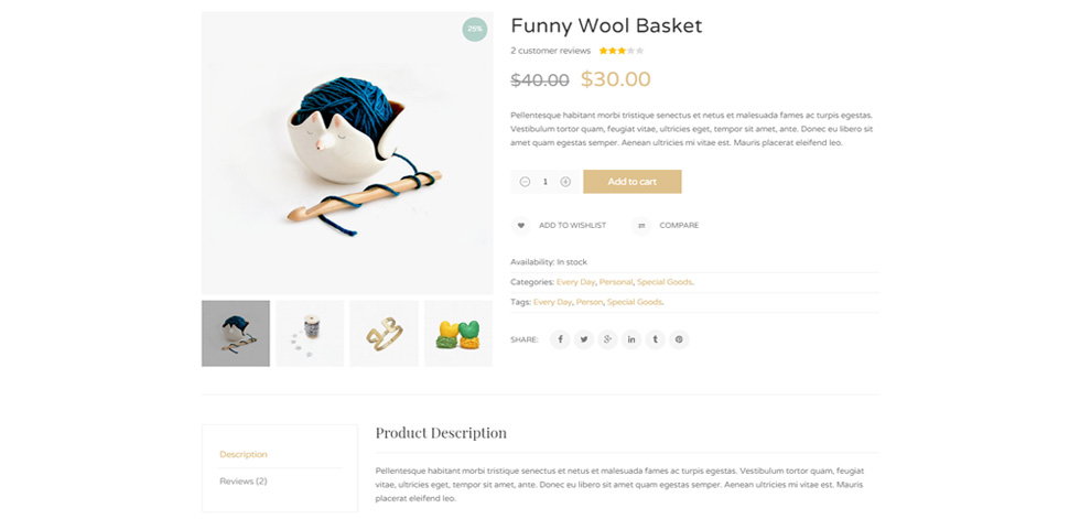 Product page