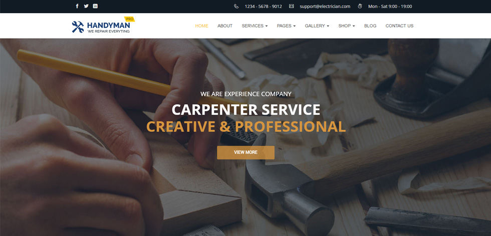 Home page