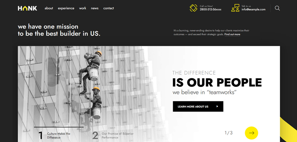 Home page
