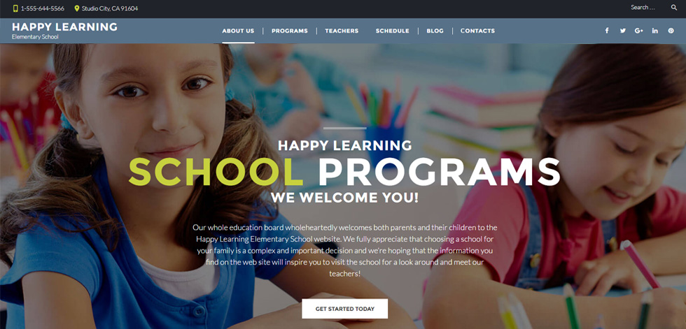 Home page