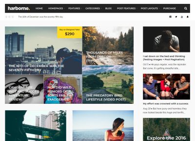 20 Latest  Blog WordPress Themes 2018