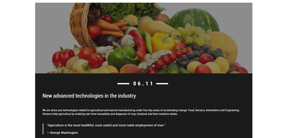 Blog post page
