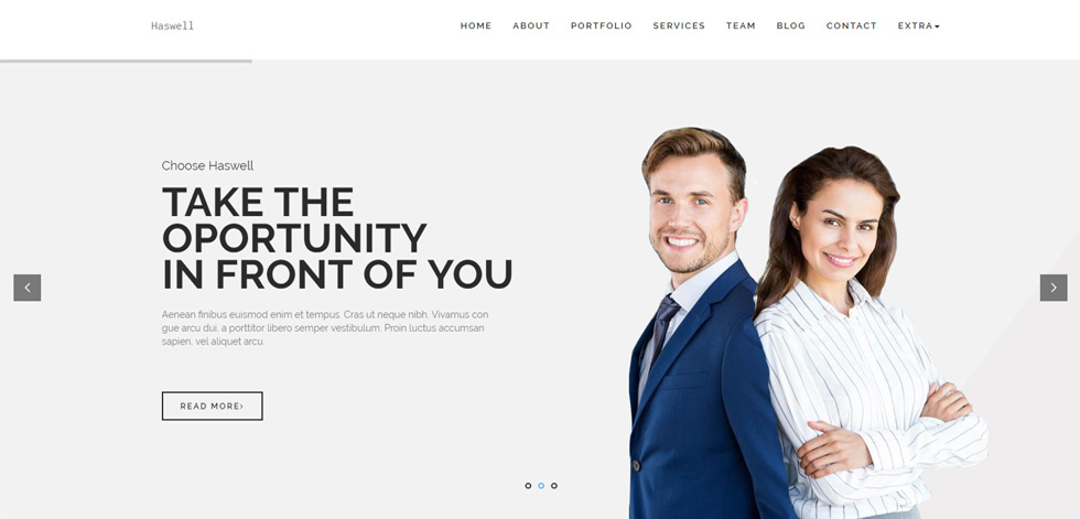 Welcome screen