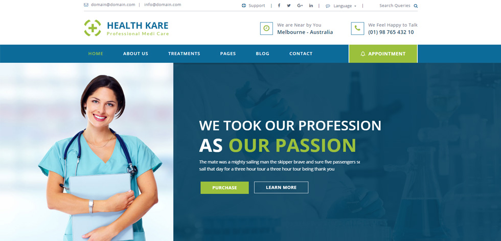 Home page