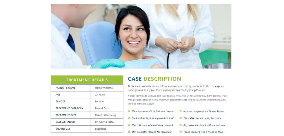 Treatment detail