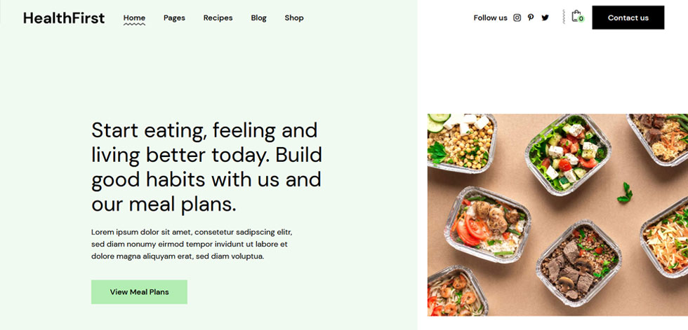 Home page