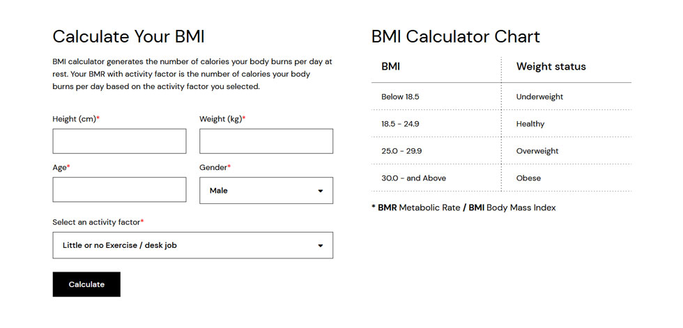 BMI Calculator