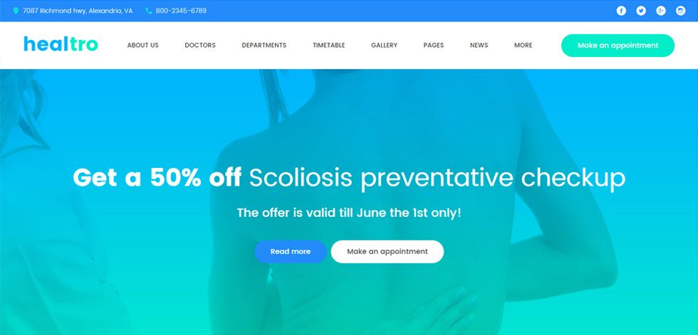 Home page