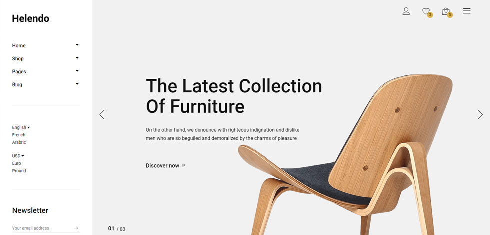 Home page