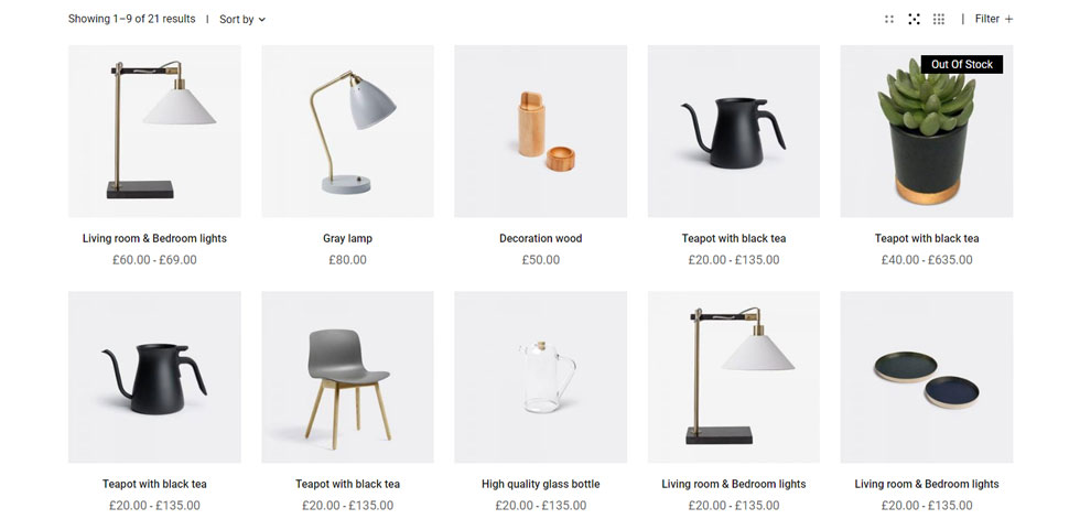 Category page