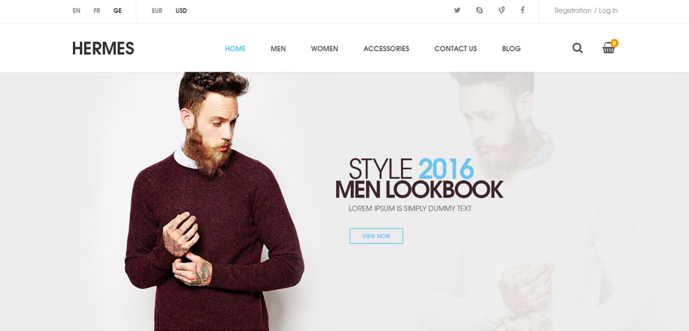 Home page