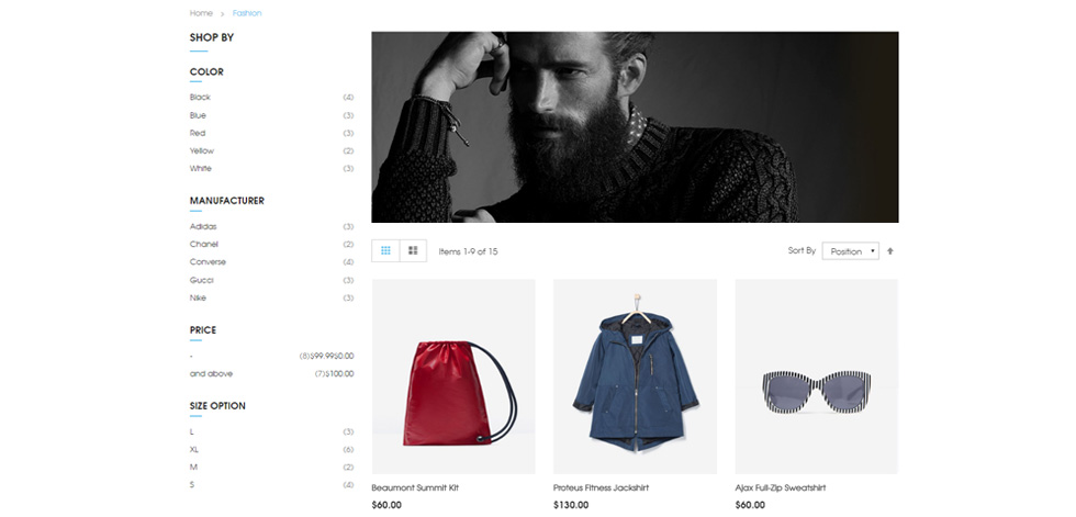 Category page