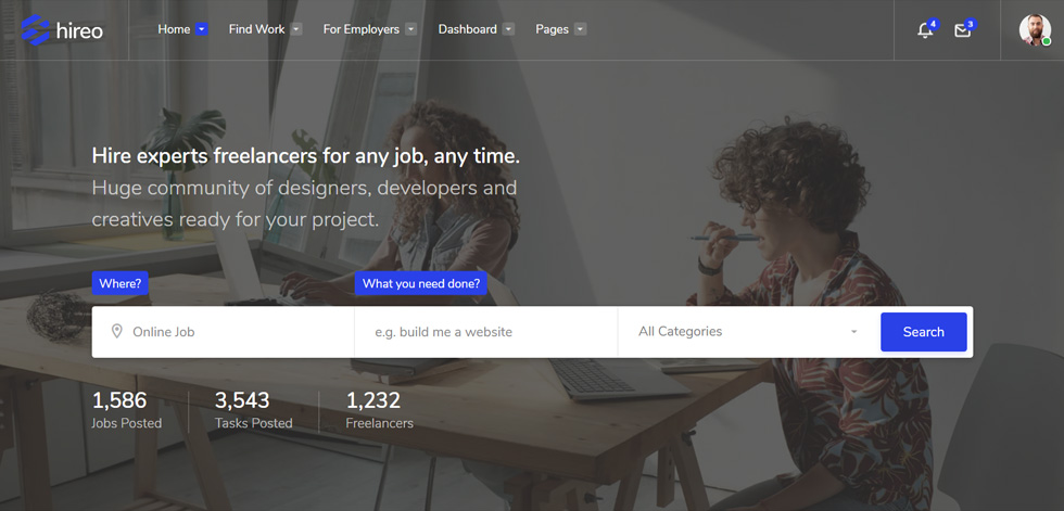 Home page