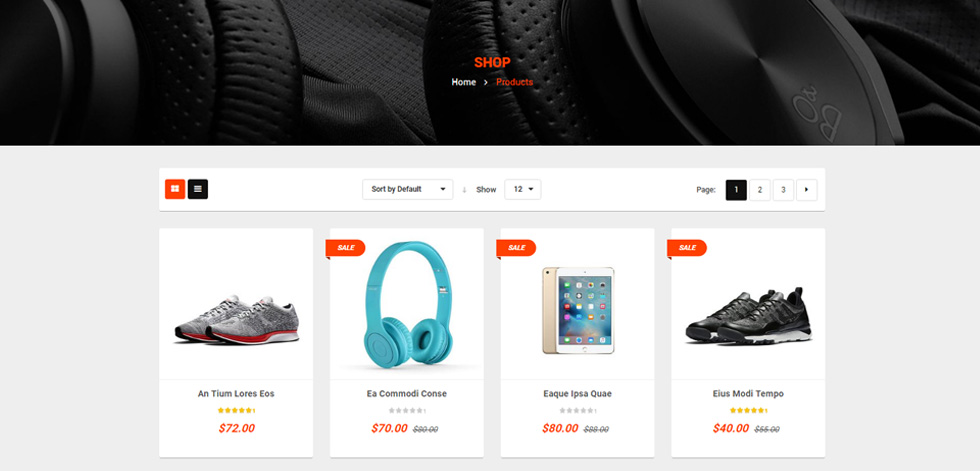 Category page