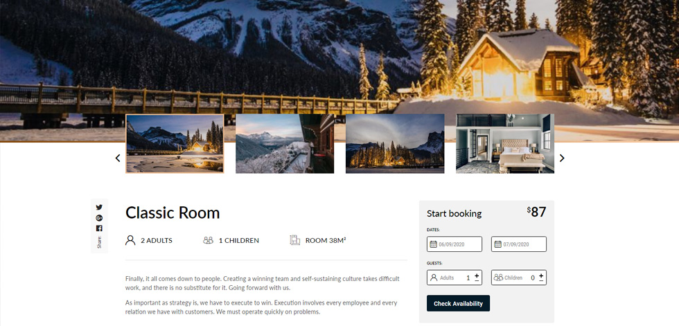 Room details