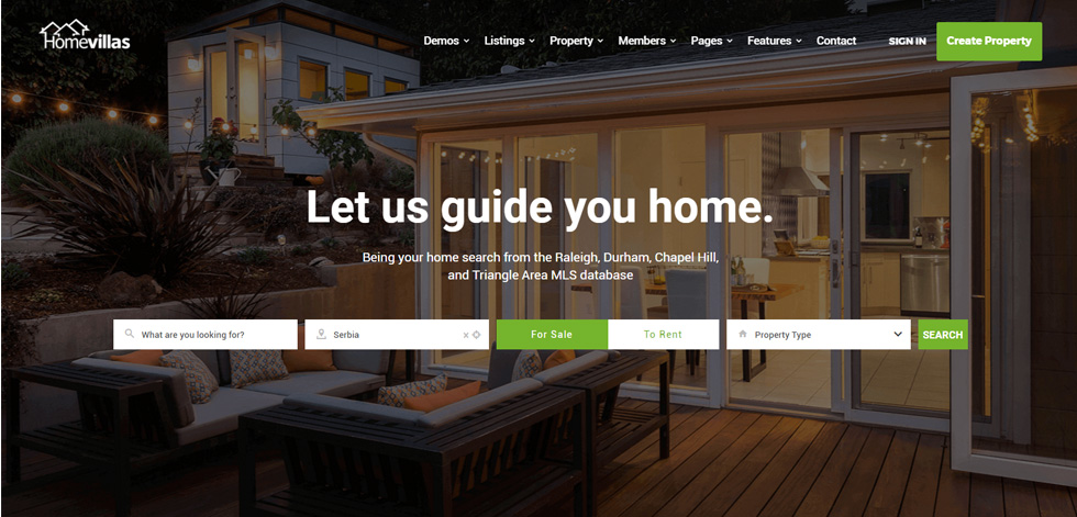 Home page