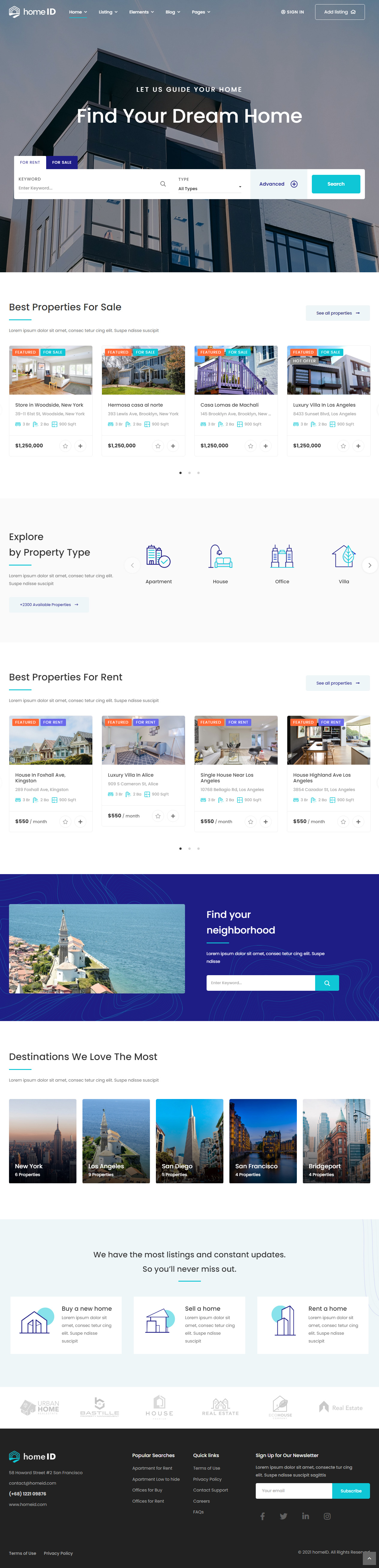 HomeID WordPress WPBakery Page Builder Themes