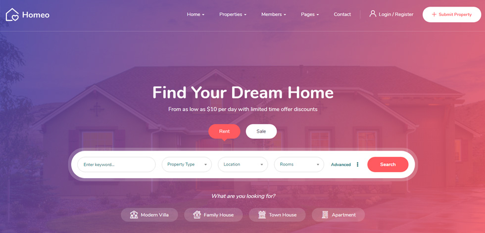 Home page