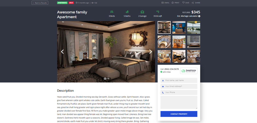 Single property