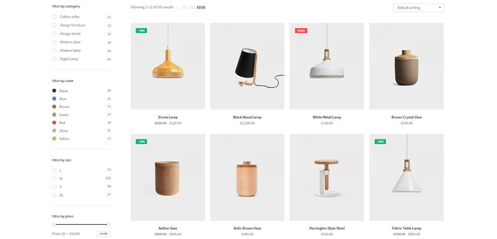 Category page