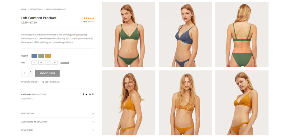 Product page