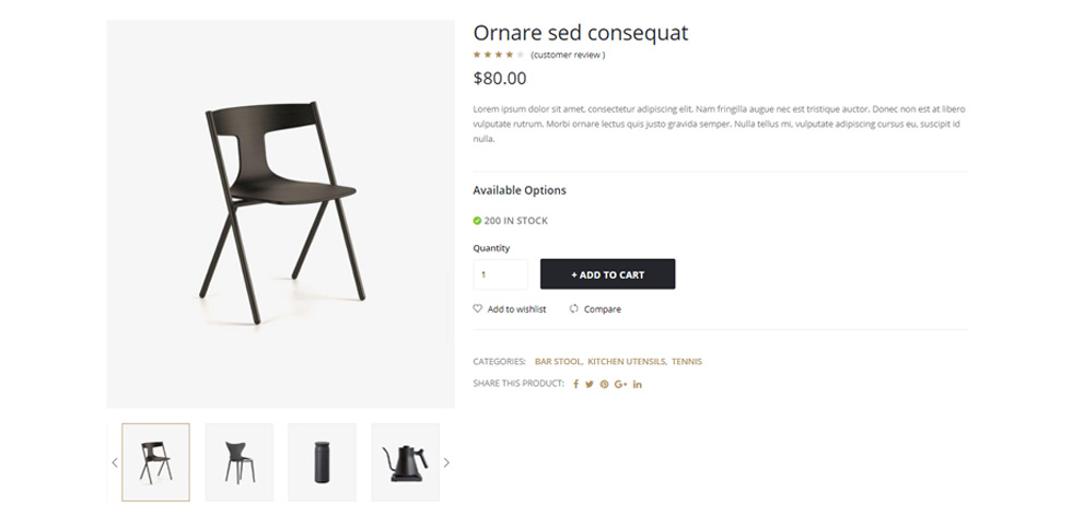 Product page