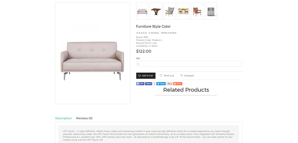 Product page