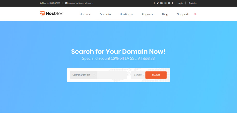 Home page