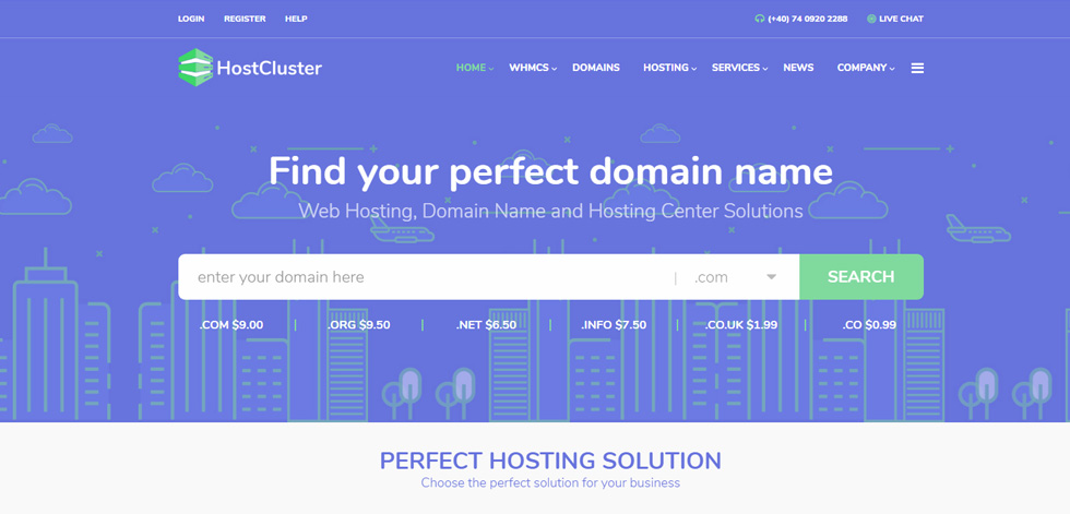 Home page