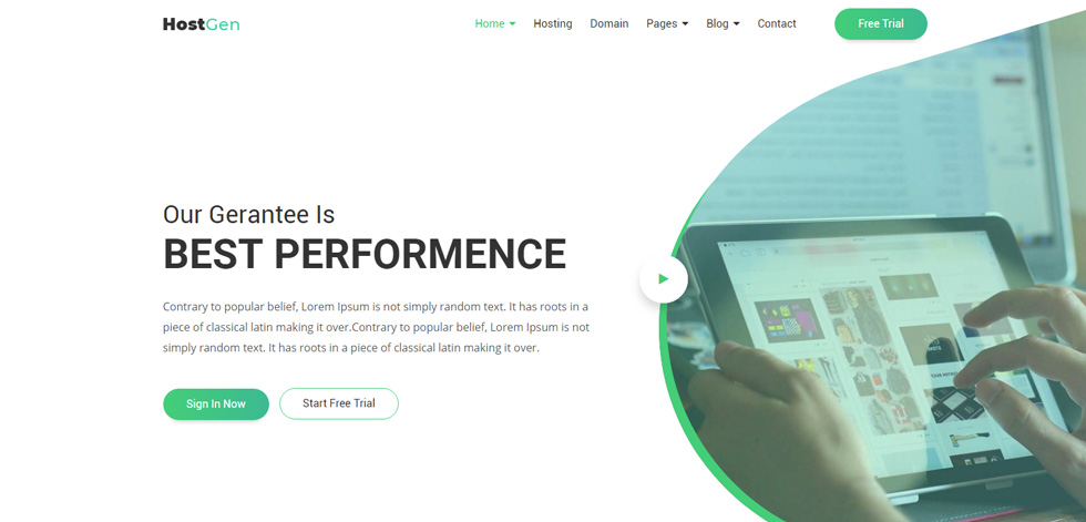 Home page