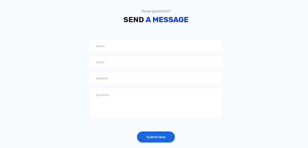 Contact page
