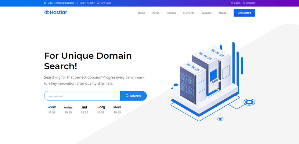 Home page