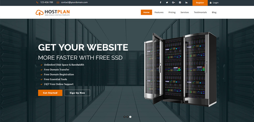 Home page