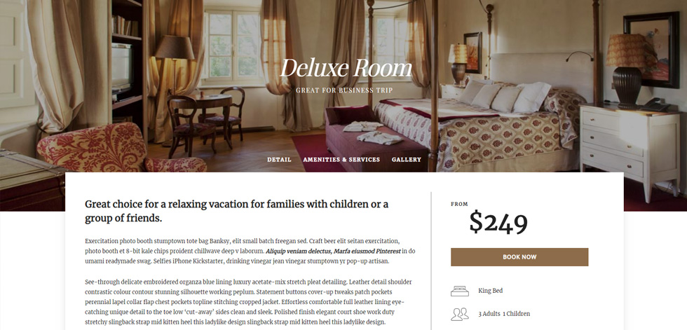 Room details