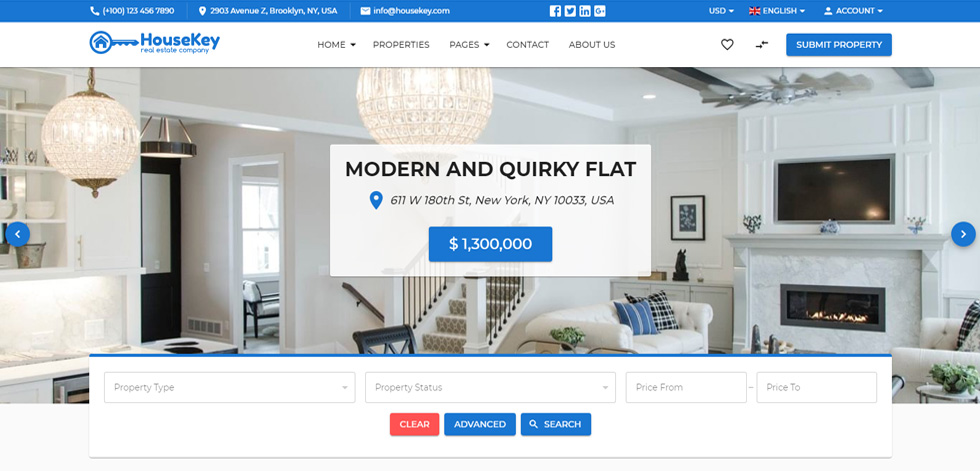 Home page