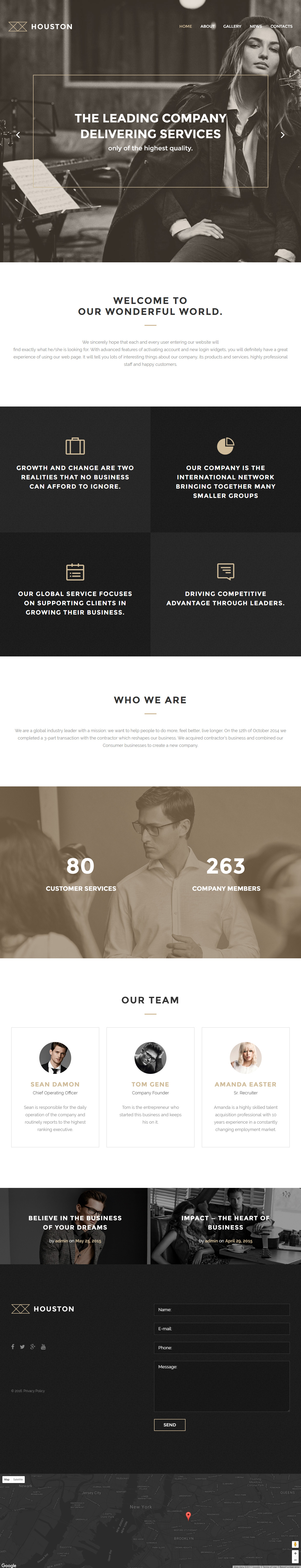 Houston WordPress Cherry Framework Themes