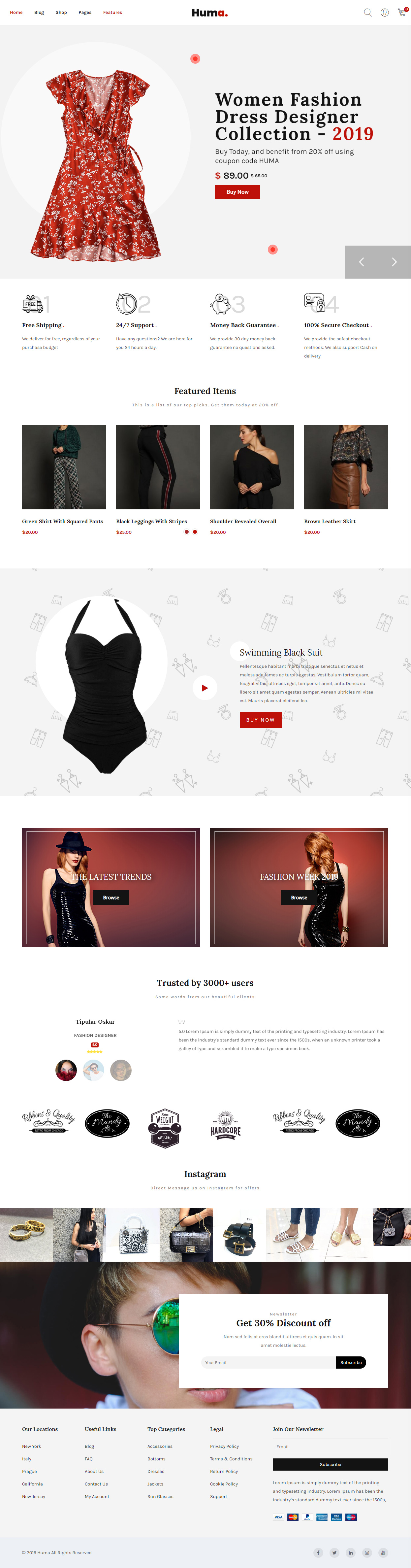 Huma Best Fashion WordPress Themes