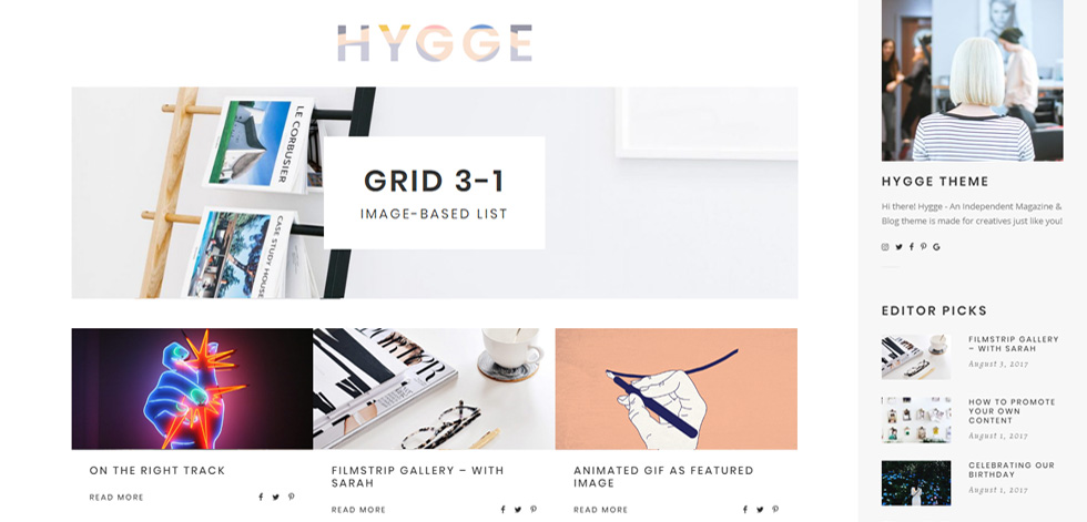 Category page