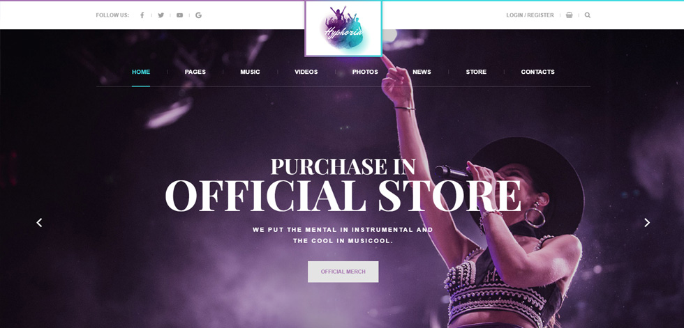 Home page