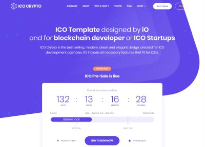 5+ Latest ICO Landing Page Templates 2019