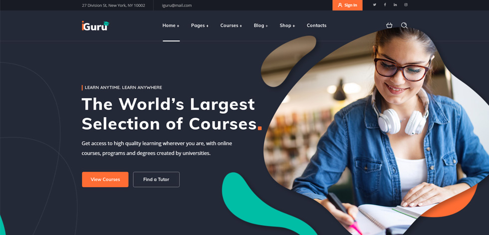 Home page