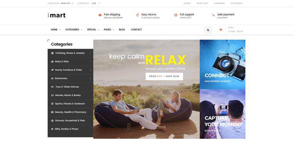Home page