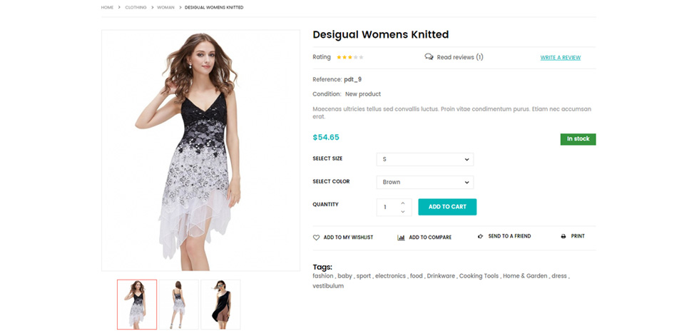 Product page