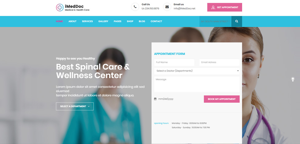 Home page