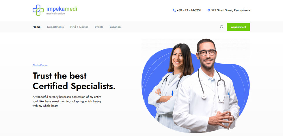 Home page
