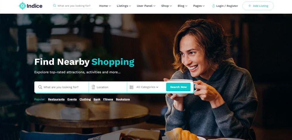 Home page