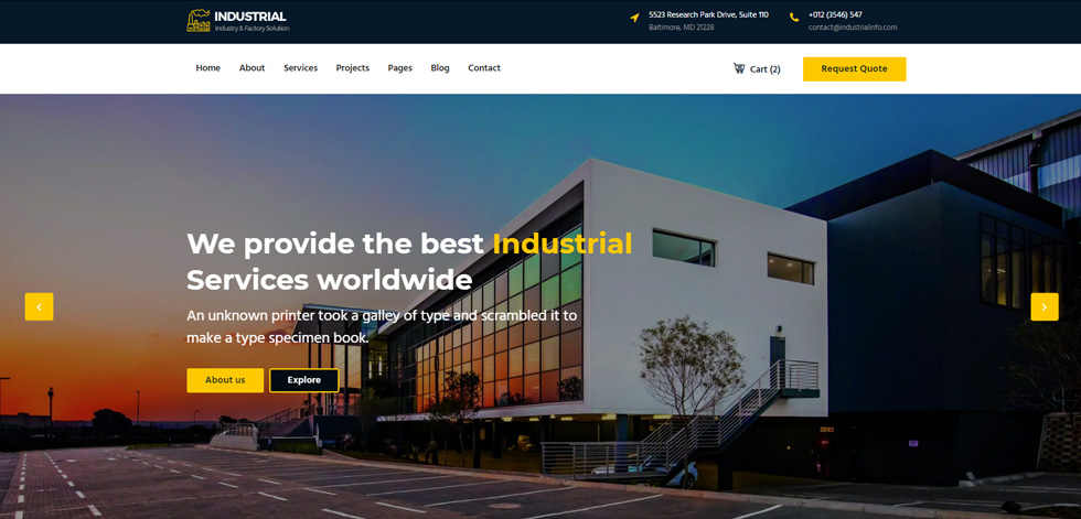 Home page