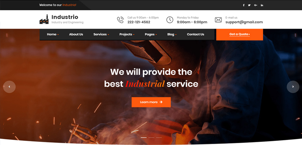 Home page