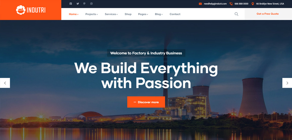 Home page
