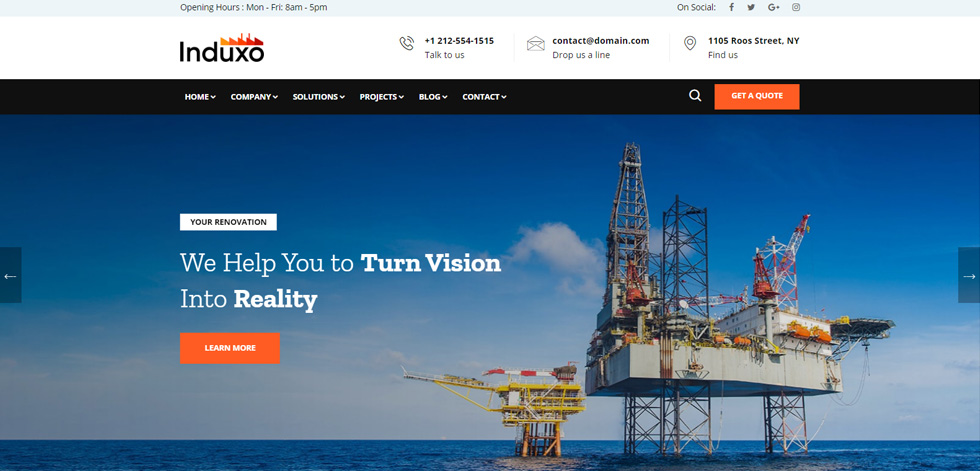 Home page